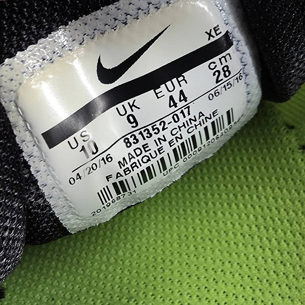 Nike Air Zoom Pegasus 33 Running Shoes Mens 10 Gray Sneakers Trainers 831352-017